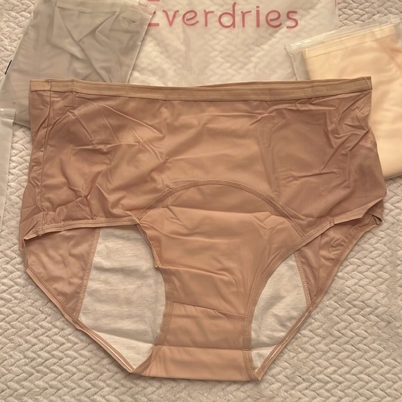 Everdries Set of 3 Neutral Colors Panties Size 2XL Hipster Leakproof Underwear - Picture 3 of 5